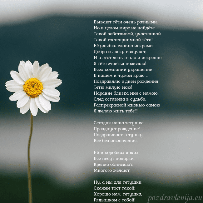 Электронная открытка с ромашкой