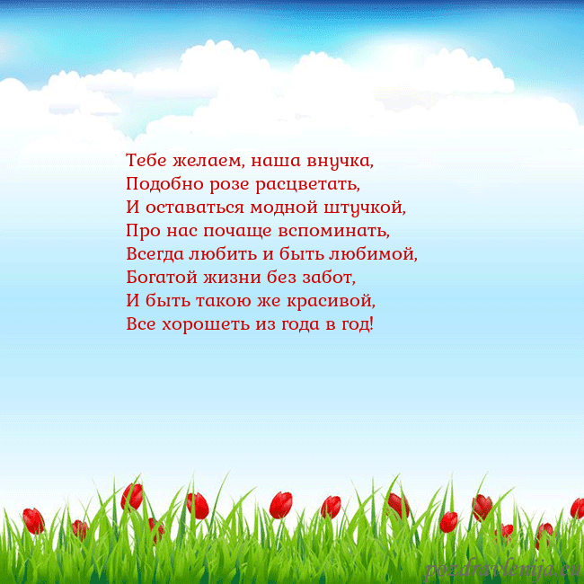 Открытка с тюльпанами