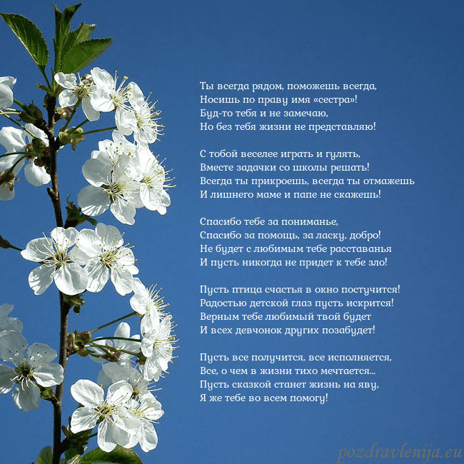 Открытка с весенними цветами Ты всегда рядом, поможешь всегда,
Носишь по праву Открытка с весенними цветами