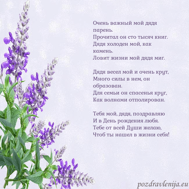 Открытка с люпинами