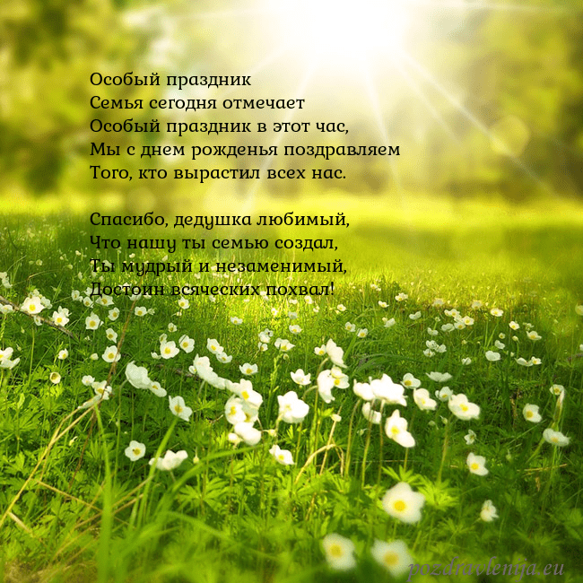 Электронная открытка с утопающим в солнечном свете лугом