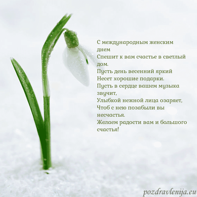 kovo 8-7 С международным женским днем
Спешит к вам счастье kovo 8-7