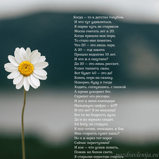 Электронная открытка с ромашкой Когда – то в детстве голубом,
И что тут удивлят Электронная открытка с ромашкой