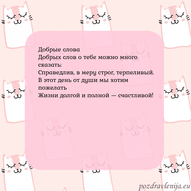 Розовая открытка с забавными кошками