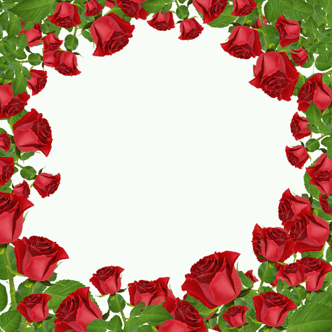 Oткрытки ко дню святого Валентина Открытка с красными розами