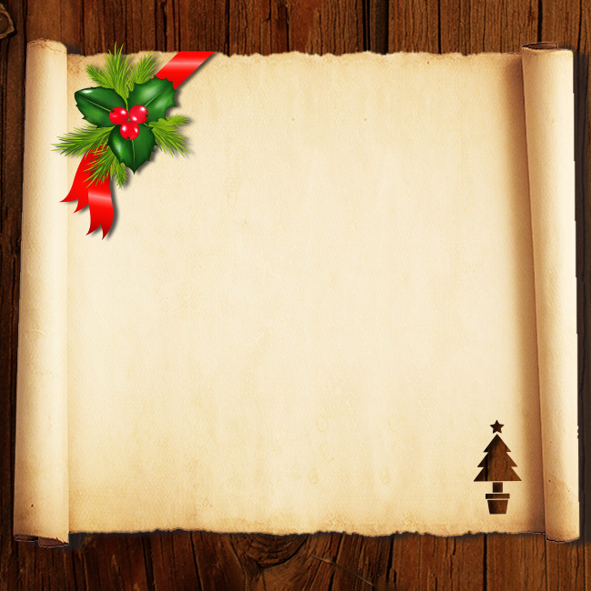 Новогодние открытки по электронной почте на Новый 2025 год змеи Рождественская открытка с ягодами и елкой