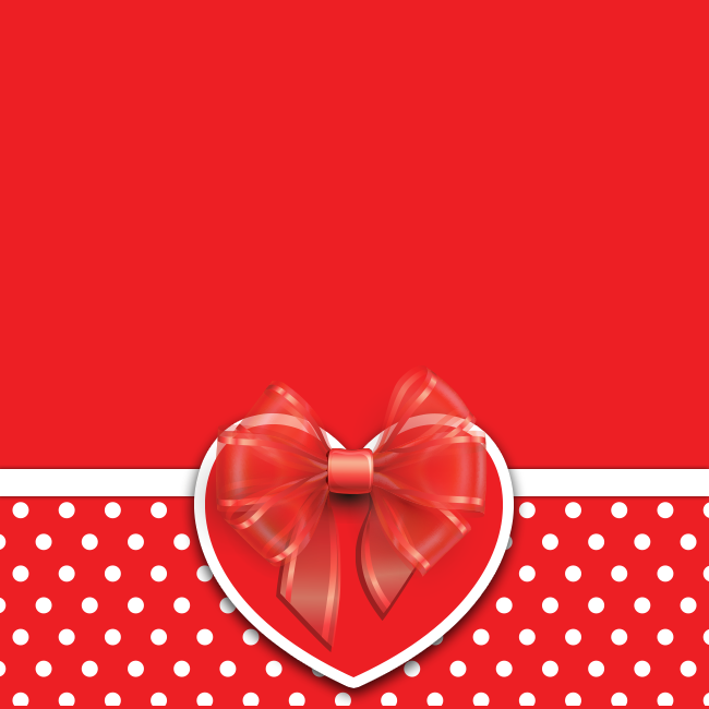 Oткрытки ко дню святого Валентина Открытка с большим красным сердцем