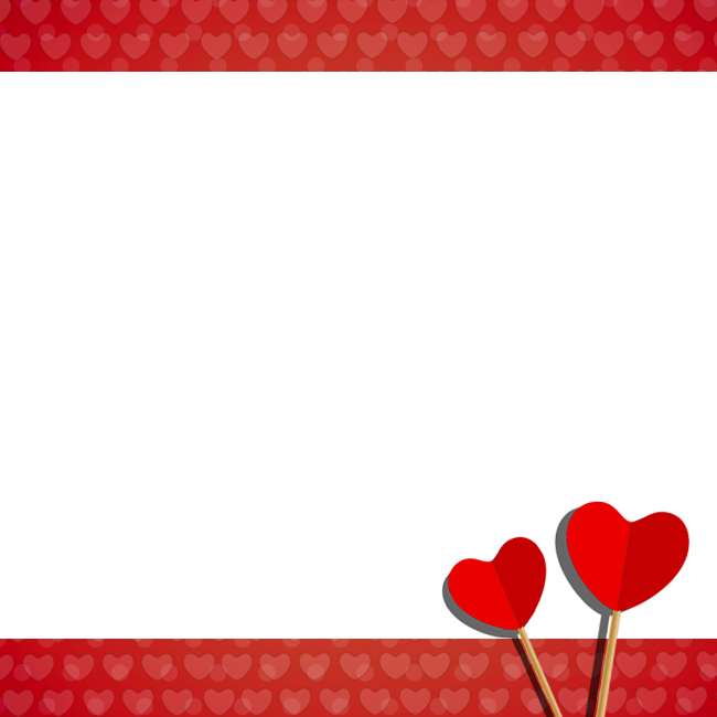Oткрытки ко дню святого Валентина Открытка с сердечками 2