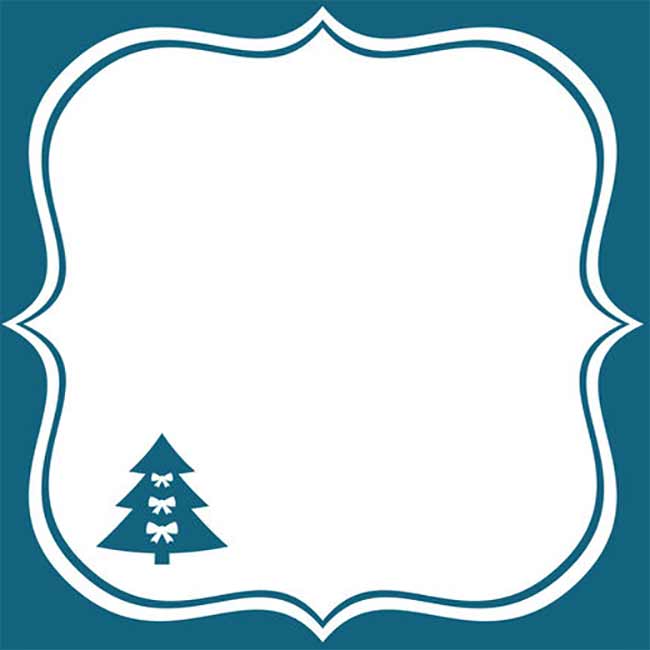 Рождественские открытки по электронной почте Рождественская открытка с голубой елкой