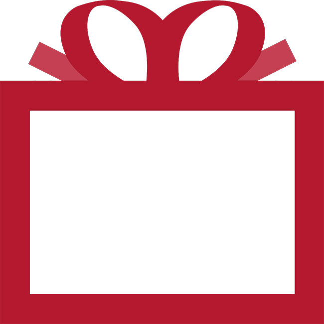 Рождественские открытки по электронной почте Открытка - красный подарок
