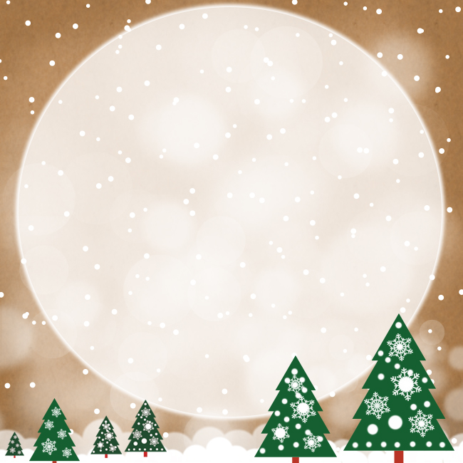 Рождественские открытки по электронной почте Рождественская открытка с большой луной